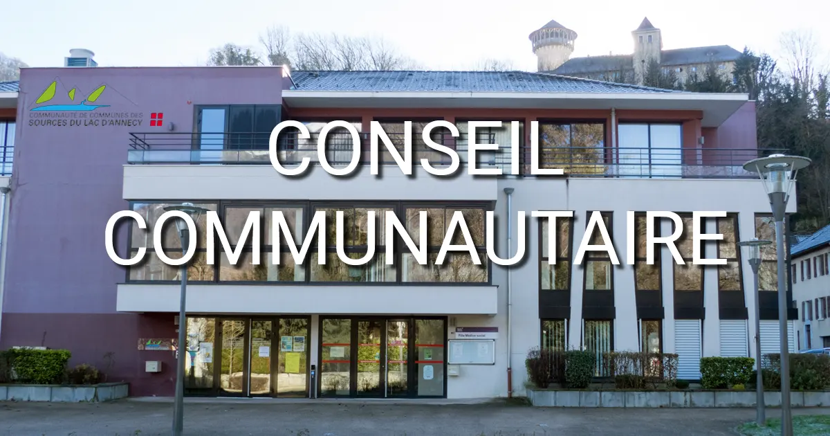 Conseil Communautaire CCSLA