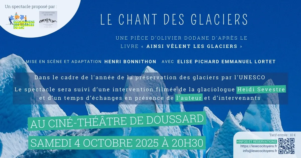 Spectacle-débat "Le chant des glaciers"