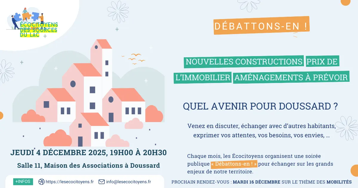 Urbanisation, logement, aménagements : quel avenir pour Doussard ?